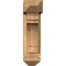 Ekena Millwork Merced Arts and Crafts Smooth Bracket w/ Offset Brace, Western Red Cedar, 5 1/2"W x 16"D x 20"H BKT0604X16X20MRC03SWR - alternate 2